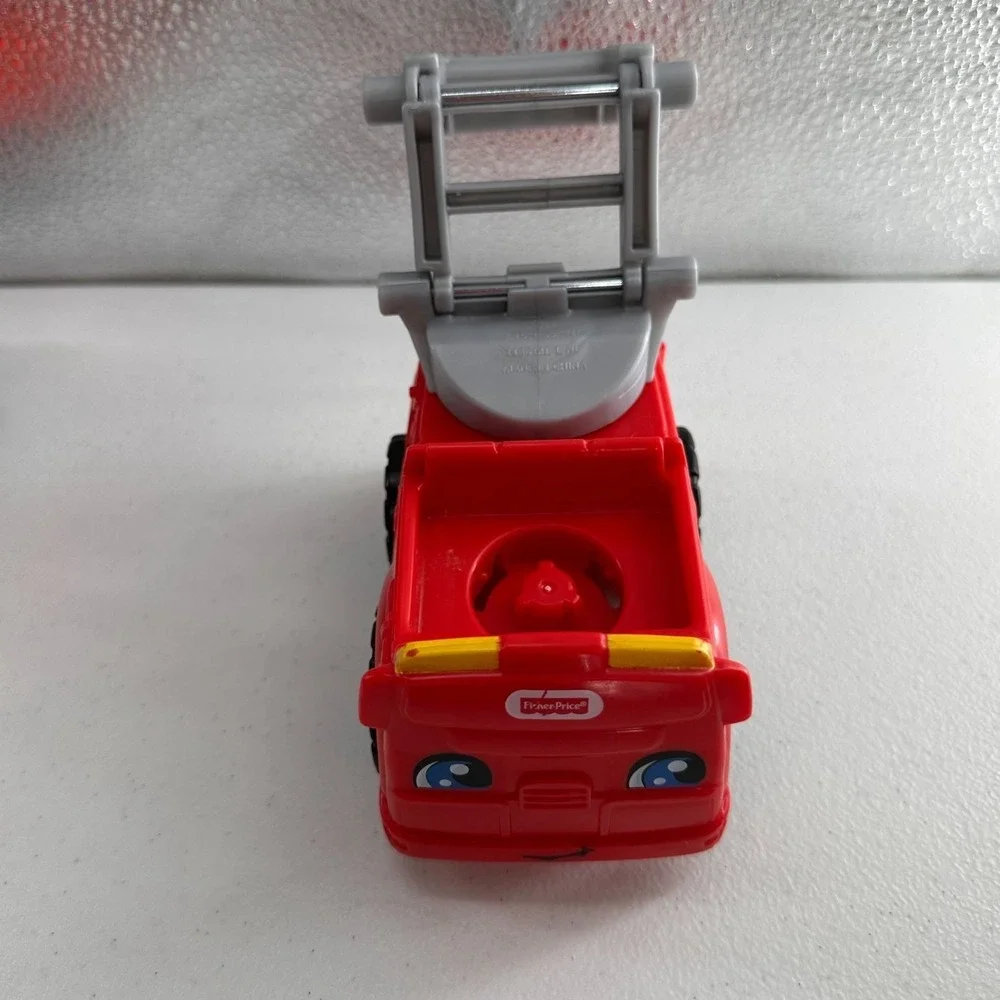 Little People Fisher Price Construction Firefighter Vehicle‎ Set 5 Piece Tractor